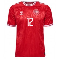 Maglie da calcio Danimarca Kasper Dolberg #12 Prima Maglia Europei 2024 Manica Corta